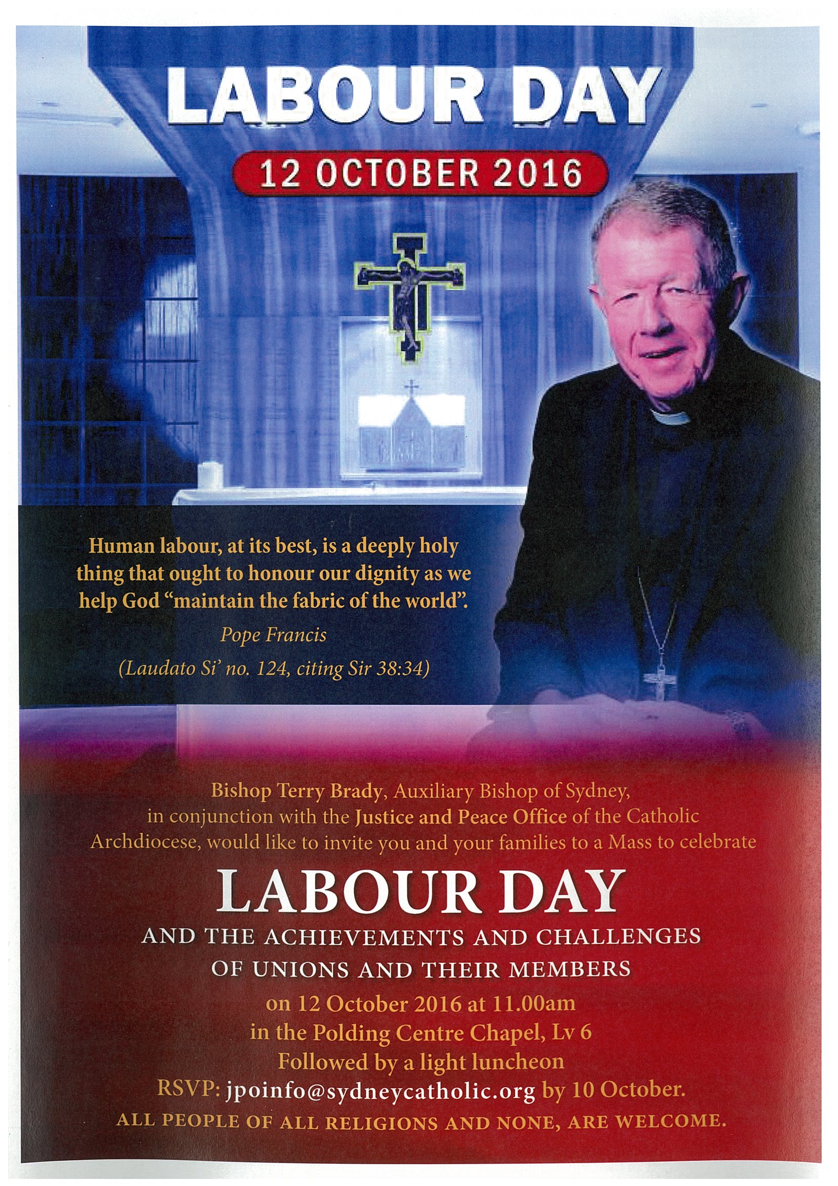 Labour Day  12 October 2016