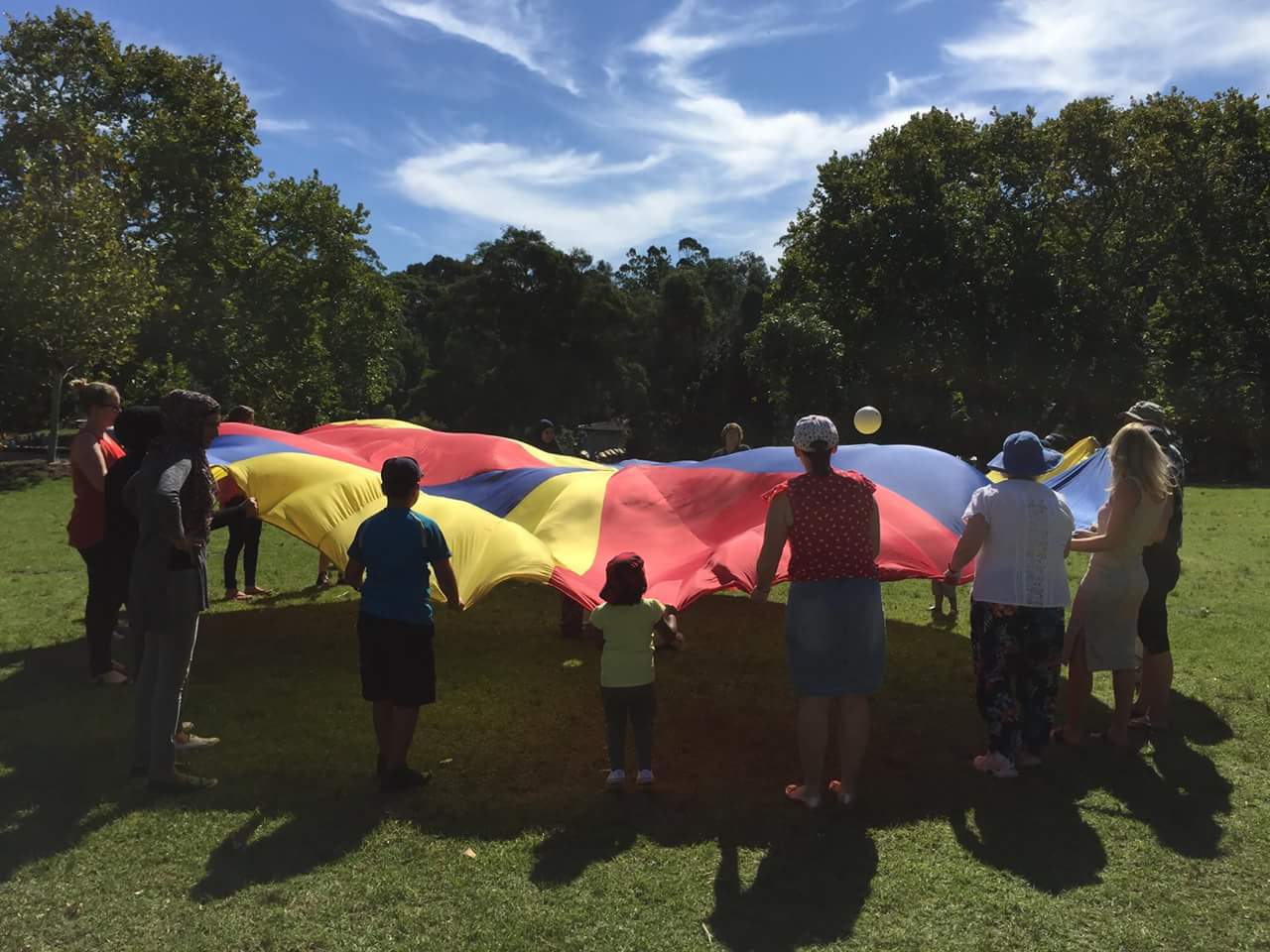 picnic at Audley the parachute
