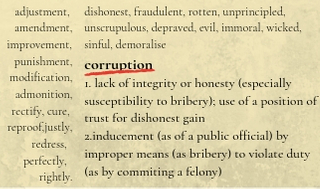 what is graft and corruption definition
